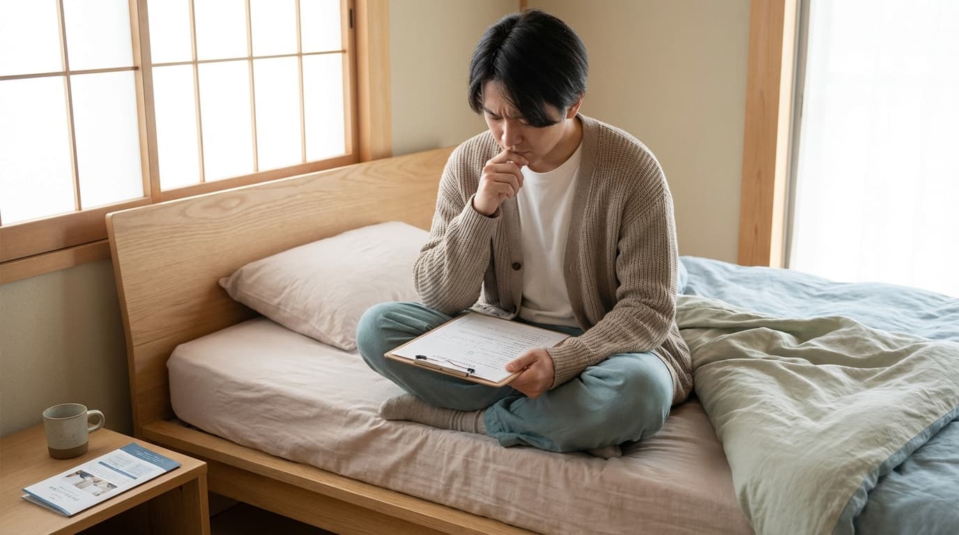 睡眠時無呼吸症候群セルフチェック|危険度がわかる10の質問