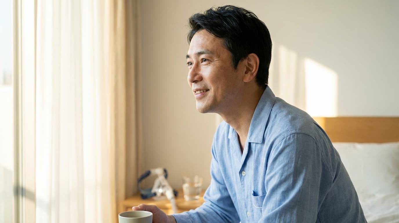 CPAP治療6ヶ月の記録|45歳会社員が語る変化と本音